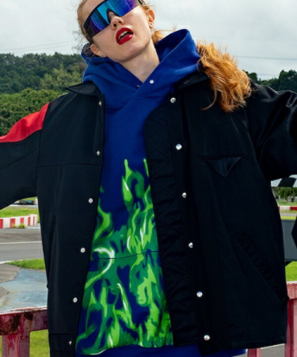 楽天市場】【TENDER PERSON(テンダーパーソン)】FLAME PATTERN HOODIE 