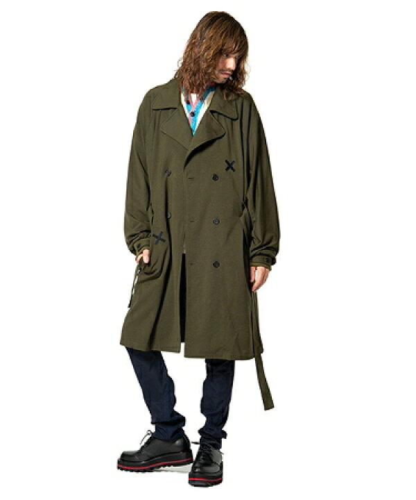 楽天市場】【glamb(グラム)】Carson trench coat-カーソントレンチ 