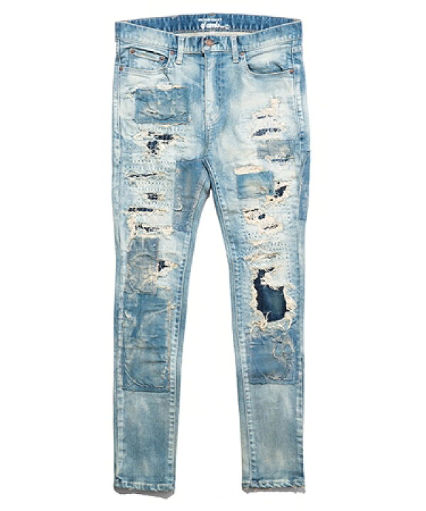 楽天市場】【glamb(グラム)】Reading skinny denim-レディングスキニー 