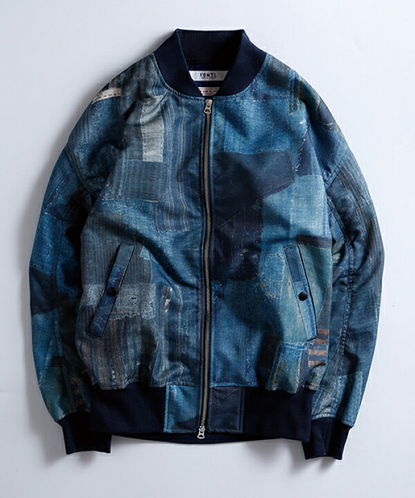 楽天市場】【FDMTL(ファンダメンタル)】BORO PLEATS BOMBER 