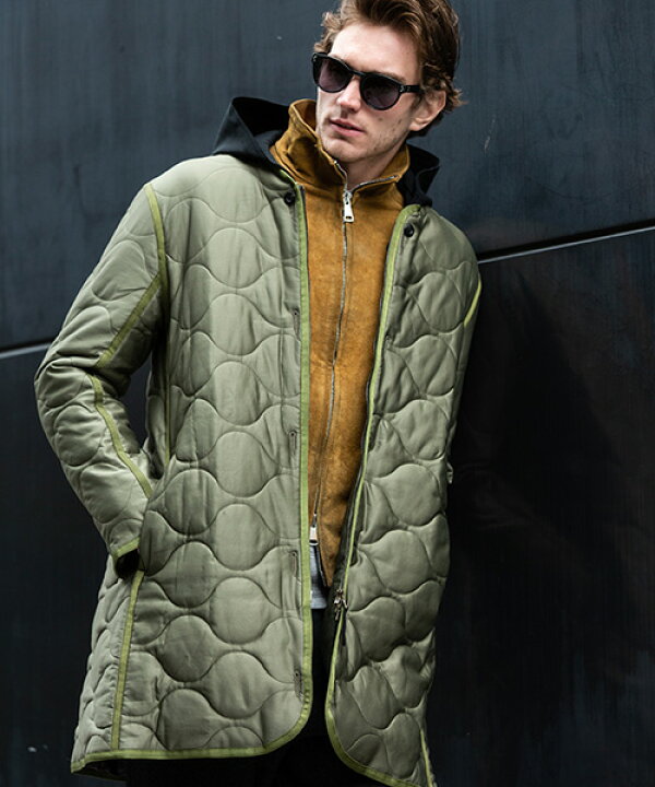 楽天市場】【wjk】【予約販売9月中旬〜下旬入荷】hood quilt coat 