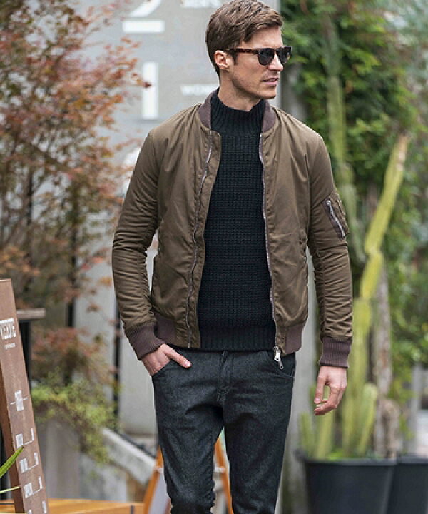 楽天市場】【wjk】MA-1(PRIMALOFT)ブルゾン(2892 ny38p) : CAMBIO