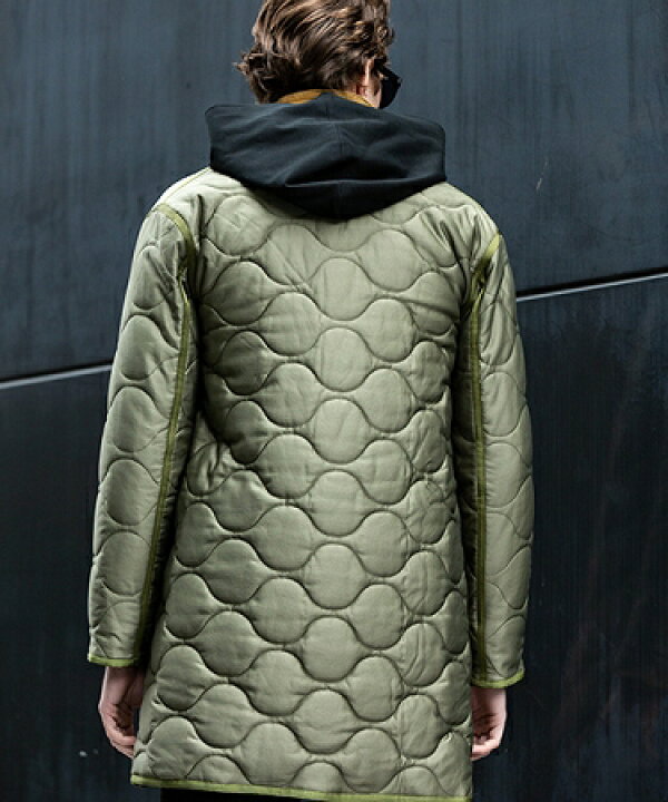 楽天市場】【wjk】【予約販売9月中旬〜下旬入荷】hood quilt coat 