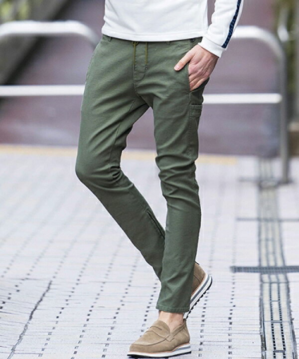 楽天市場】【wjk】side cargo skinny カーゴスキニーパンツ(5922 cs49p 