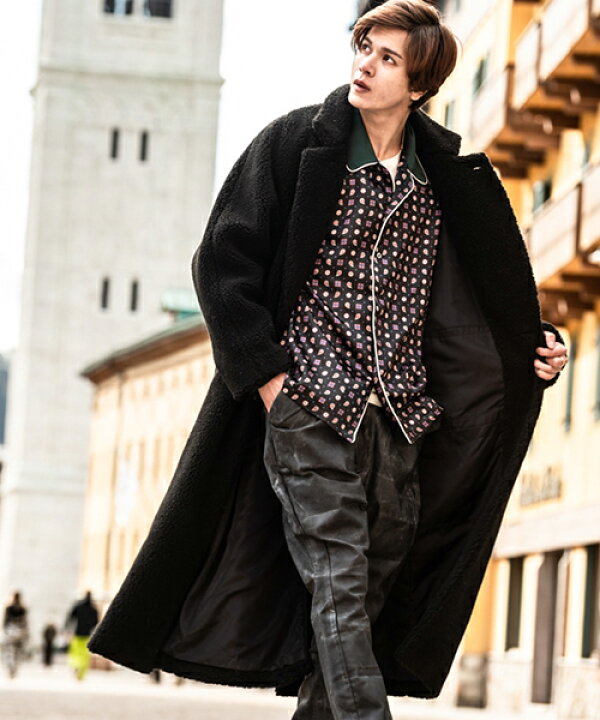 楽天市場】【glamb(グラム)】Boa long coat ボアロングコート(GB0319 