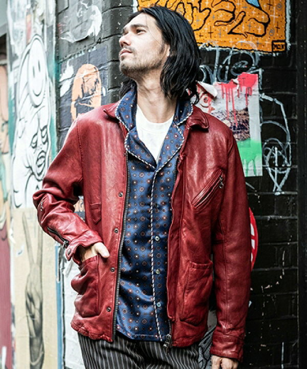 楽天市場】【glamb(グラム)】Durden leather JKT ダーデンレザー 