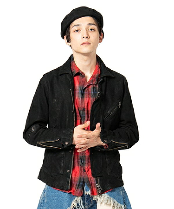 楽天市場】【glamb(グラム)】Durden leather JKT ダーデンレザー 