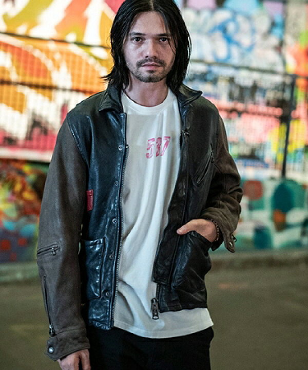 楽天市場】【glamb(グラム)】Durden leather JKT ダーデンレザー  