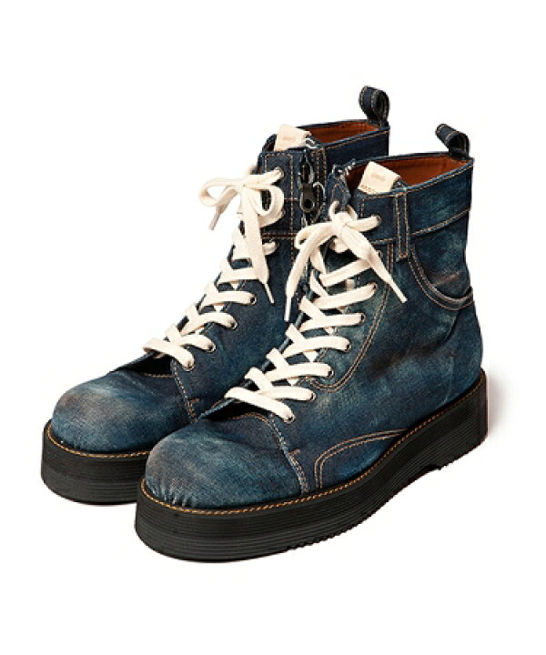 楽天市場】【glamb(グラム)】Slinky denim boots スリンキーデニム 