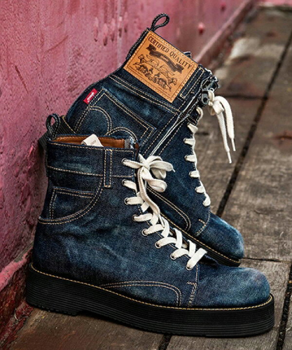 楽天市場】【glamb(グラム)】Slinky denim boots スリンキーデニム  
