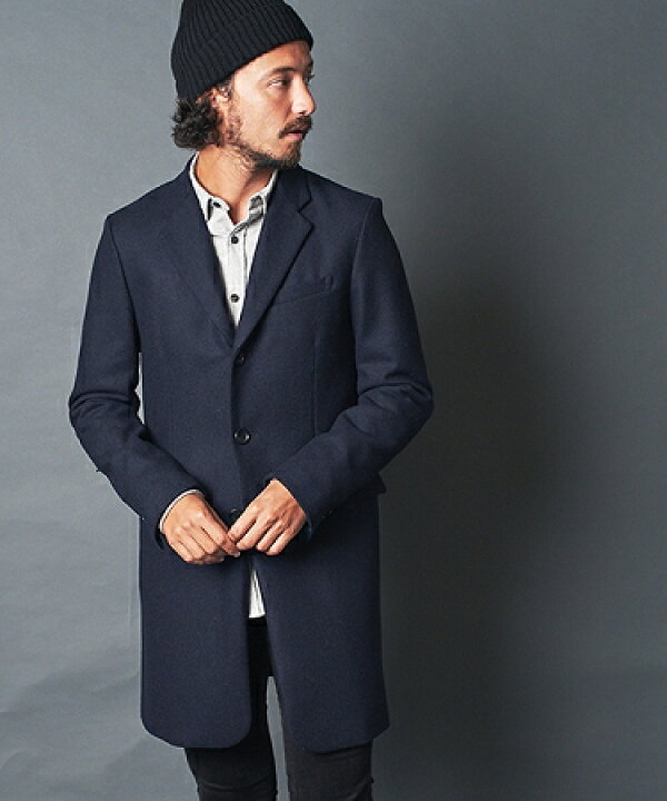 楽天市場】【Magine(マージン)】WOOL MELTON S3B CHESTER COAT 