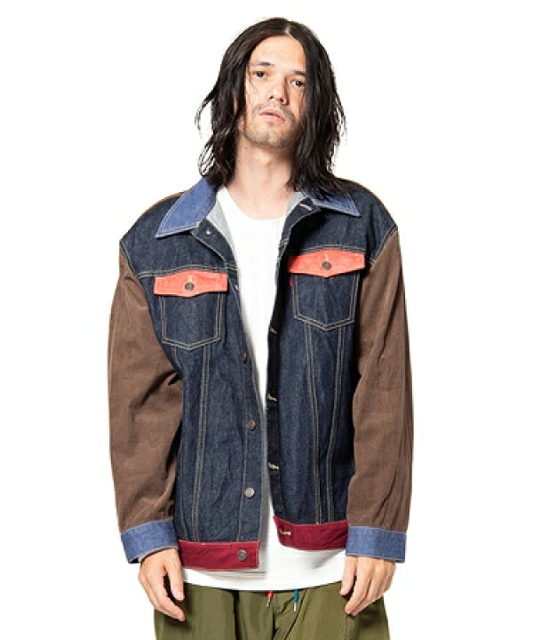 楽天市場】【glamb(グラム)】Oversize switching JKT -オーバーサイズ 