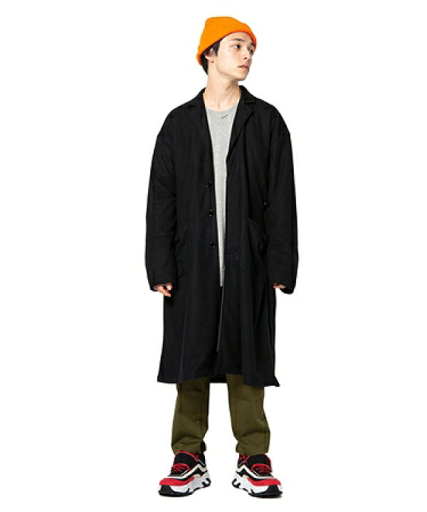 楽天市場】【glamb(グラム)】Flannel oversize chester coat 