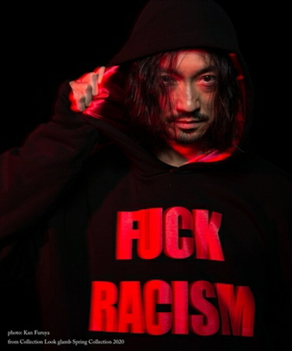 楽天市場】【glamb(グラム)】Black hoodie with Nobuaki Kaneko 