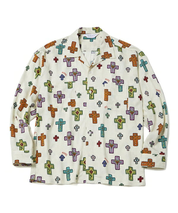 楽天市場】【MSML(エムエスエムエル)】CROSSES OPEN COLLAR LONG 