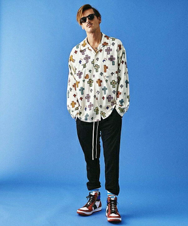 楽天市場】【MSML(エムエスエムエル)】CROSSES OPEN COLLAR LONG 