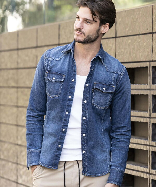 楽天市場】【wjk】super denim western(USED) デニムシャツ(4861 ds39r 