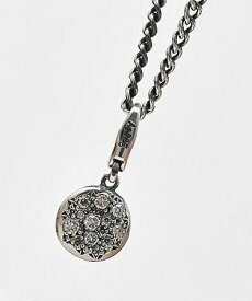 【IDEALISM SOUND(イデアリズム サウンド)】Silver Circle Necklace with Diamond ネックレス(S19088)