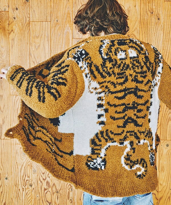 楽天市場】【SEVESKIG(セヴシグ)】TIBETAN TIGER CARDIGAN 
