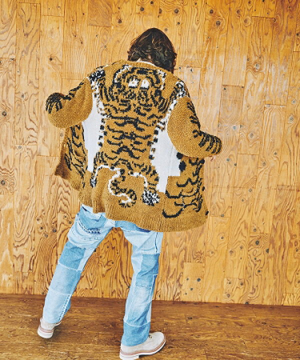 楽天市場】【SEVESKIG(セヴシグ)】TIBETAN TIGER CARDIGAN 