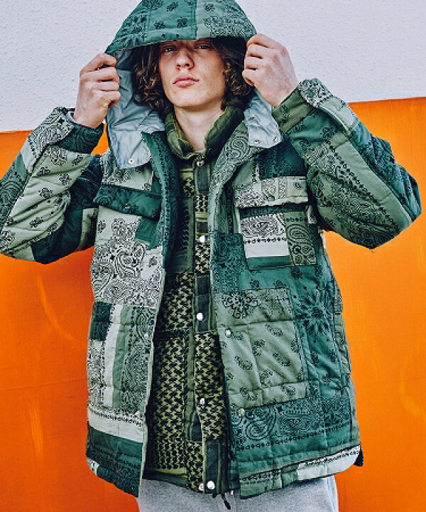 楽天市場】【SEVESKIG(セヴシグ)】DYED BANDANA JACKET ジャケット(JK 
