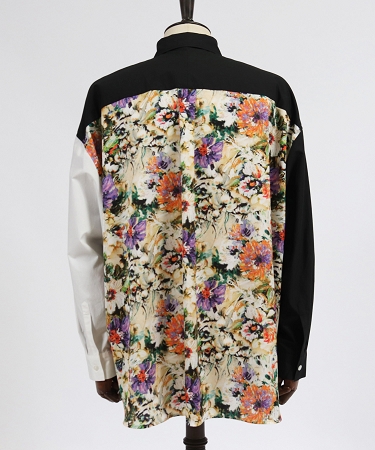 【ANGENEHM(アンゲネーム)】Flower Combination Crazy Over Size Shirts(MADE IN JAPAN)  シャツ(ANG-041) | CAMBIO