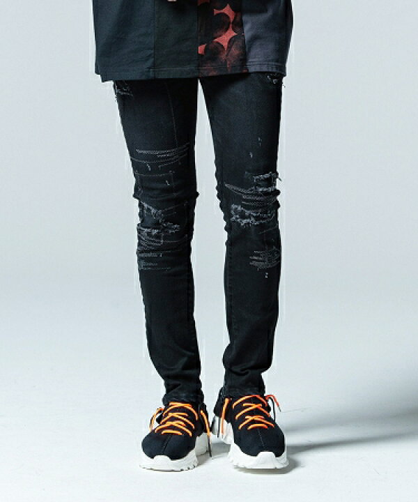 楽天市場】【glamb(グラム)】Joly color stitch denimジョリーカラー 