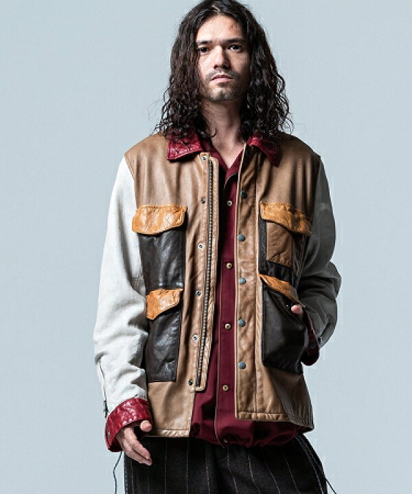 楽天市場】【glamb(グラム)】Hunting leather JKT ハンティングレザー  