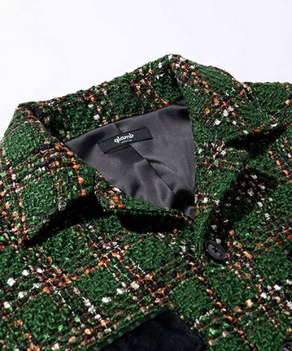 楽天市場】【glamb(グラム)】Fancy tweed JKT ファンシーツイード 