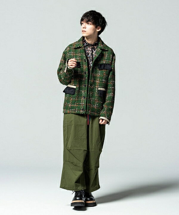 楽天市場】【glamb(グラム)】Fancy tweed JKT ファンシーツイード 
