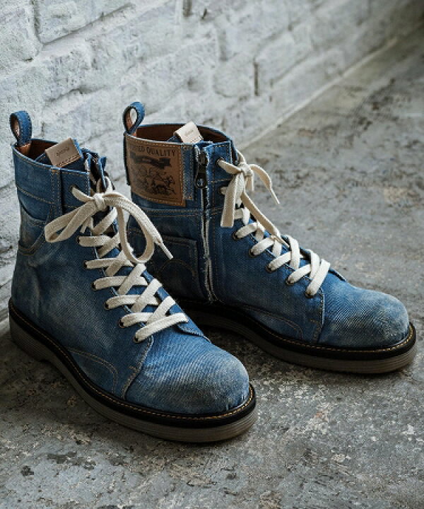楽天市場】【glamb(グラム)】Slinky denim boots スリンキーデニム 
