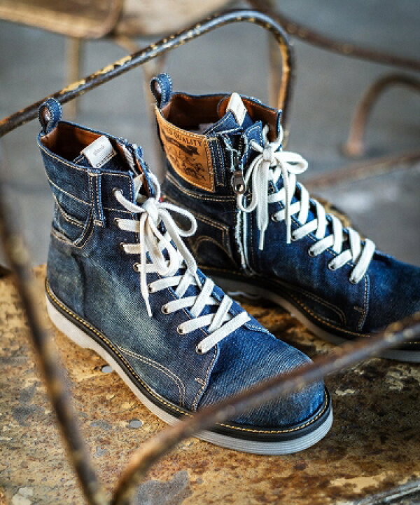 楽天市場】【glamb(グラム)】Slinky denim boots スリンキーデニム 