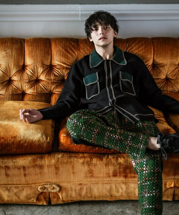 楽天市場】【glamb(グラム)】Fancy tweed pants ファンシーツイード 