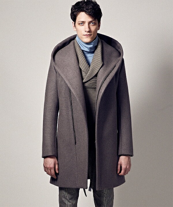 楽天市場】【junhashimoto(ジュンハシモト)】WRAP COAT ラップコート 