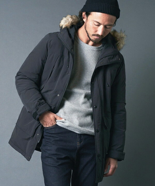 楽天市場】【Magine(マージン)】NYLON TUSSAH MOUNTAIN FUR DOWN COAT  