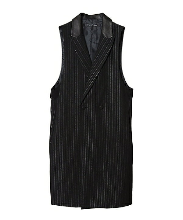 楽天市場】【NO ID.(ノーアイディー)】革切替ダブルブレストロング  