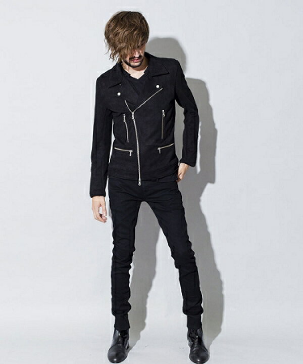 楽天市場】【NO ID.(ノーアイディー)】フェイクスエードWライダースJKT  