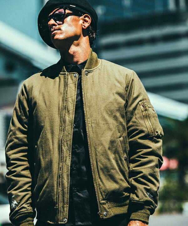 楽天市場】【CRIMIE(クライミー)】ZACK BACK SATIN THINSULATE MA-1 