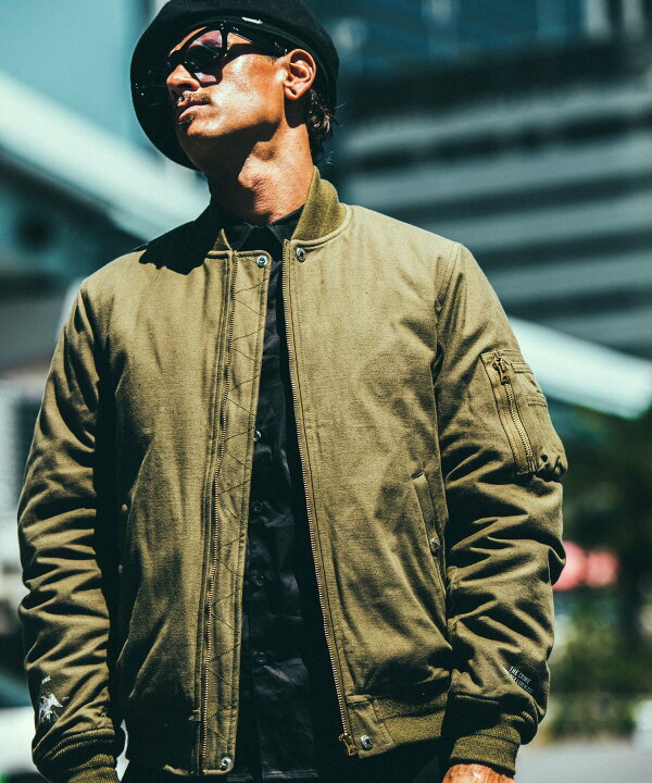 楽天市場】【CRIMIE(クライミー)】ZACK BACK SATIN THINSULATE MA-1 