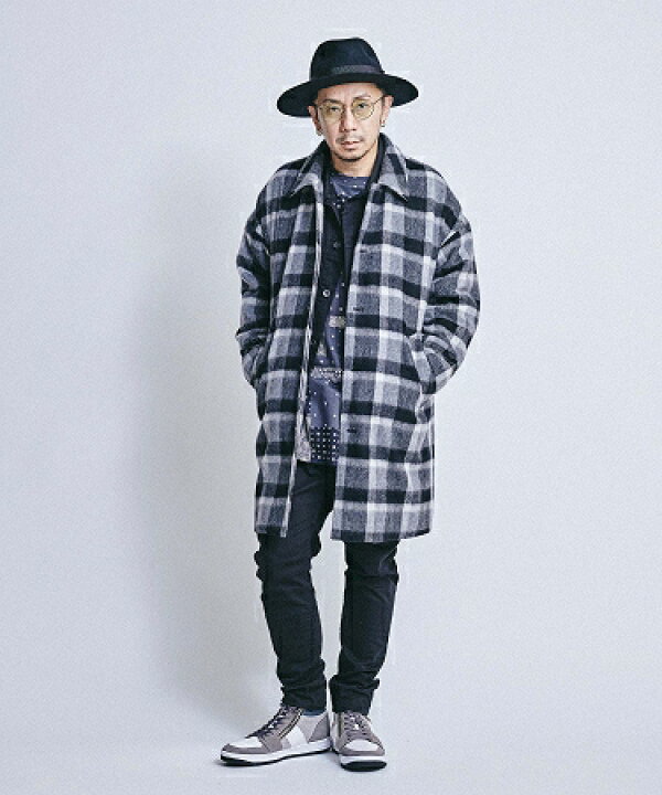 楽天市場】【MSML(エムエスエムエル)】WOOL CHECK COAT コート(M11 