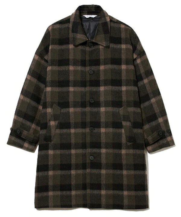 楽天市場】【MSML(エムエスエムエル)】WOOL CHECK COAT コート 
