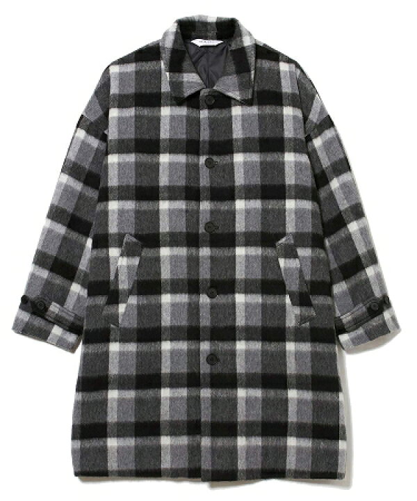 楽天市場】【MSML(エムエスエムエル)】WOOL CHECK COAT コート(M11 