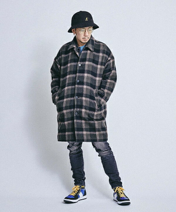 楽天市場】【MSML(エムエスエムエル)】WOOL CHECK COAT コート 