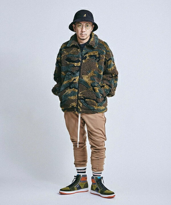 楽天市場】【MSML(エムエスエムエル)】CAMO JAQUARD BOA JACKET ボア  