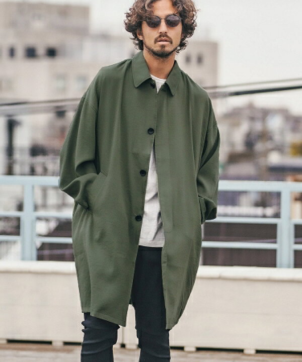 楽天市場】【CAMBIO(カンビオ)】Wide Soutien Collar Coat ステン 