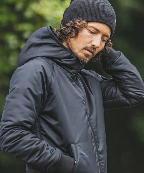 楽天市場】【felkod(フィルコッド)】High Neck Hooded MA-1 Type 