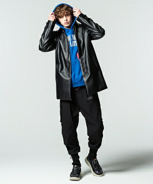 楽天市場】【glamb(グラム)】PU leather coat ピーユーレザーコート 