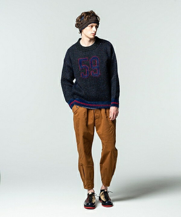 楽天市場】【glamb(グラム)】Hem tuck work pants ヘムタックワーク 