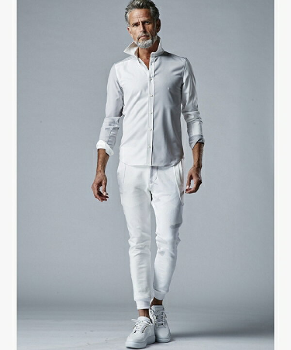 楽天市場】【AKM】MICRO TR L-S PLAIN シャツ(S122-PER013) : CAMBIO 