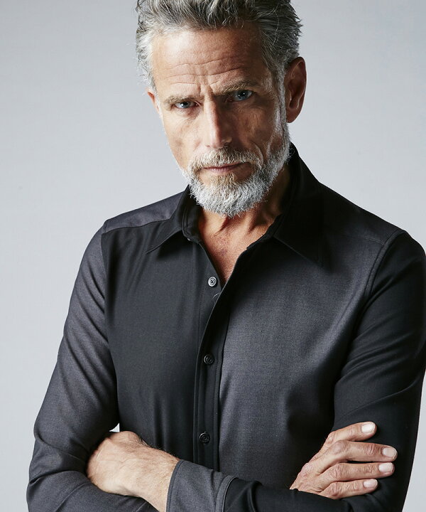 楽天市場】【AKM】MICRO TR L-S PLAIN シャツ(S122-PER013) : CAMBIO 